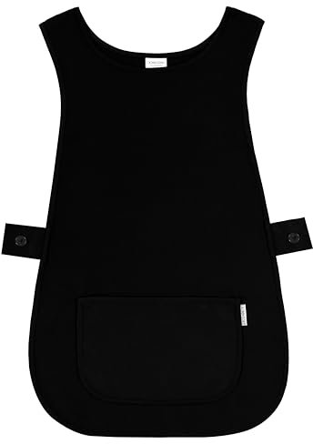 LINEN CLOSET® Womens Tabards with Pockets for Men Ladies Cleaning Catering Chef Kitchen Aprons Unisex Hygea Tabard Apron Work Tabards