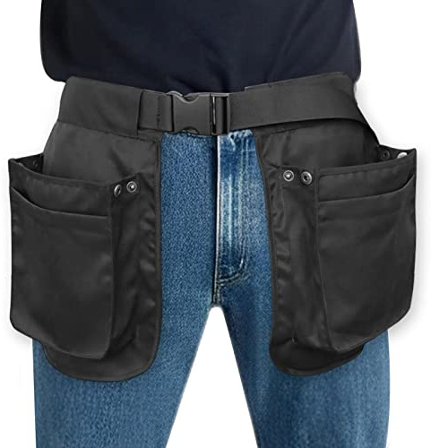 Women Tool Belt, 45.313inch Tool Waist Bag Belt, Carpenter Work Belt, Multipurpose Garden Tool Pouch, 3 Pocket and Double Sided for Painters, Carpenters, Builders, Electricians and Gardeners