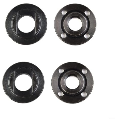 HOHOVYVY Set di flangia, dado di serraggio angolare, ricambi per smerigliatrice angolare, filettatura per M14, smerigliatrice angolare di ricambio per interni esterni, set di utensili (4 pezzi)