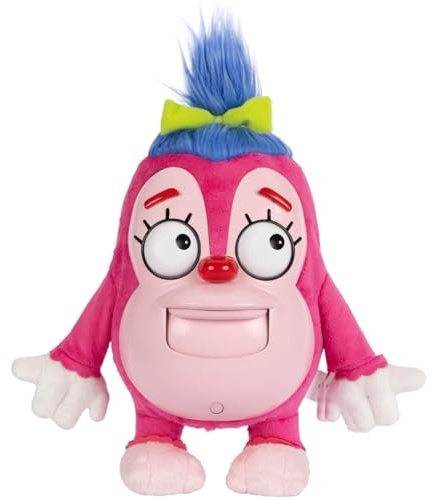 Die Simpsons Sprechende Puppe Funzo, 35 cm groß und hat einen hochwertigen, weichen Boa-Körper, 14 Verschiedene Sätze und eine einzigartige Augenroll-Funktion, Sammlerstück, ab 14 Jahren