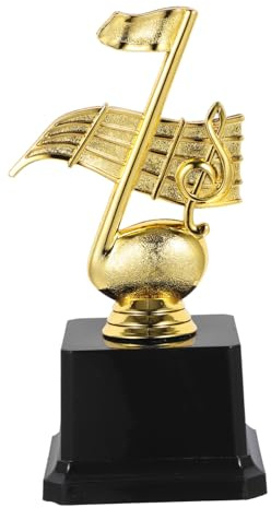 ADOCARN Premio Musicale Piccolo in Plastica per Concorso, Decorativo per Cerimonie di Premiazione e Feste, Souvenir per e Spettacoli Scolastici