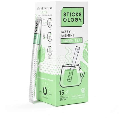 Sticksology Jazzy Jasmine Tea Sticks - Green Tea