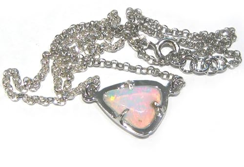 Giacobbi Jewelry Opal Collier 925 Sterlingsilver Italienskt Hantverk