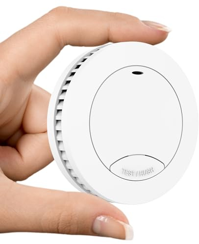 Aroha Safety Pro Mini Brandvarnare med 10 års Batteri - Rökdetektor, Brandlarm
