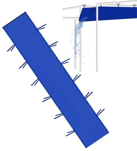 Grondaie Pluviali Per Tettoia Resistente Impermeabile Pieghevole In Tessuto | Canaline Da Gazebo Con Cinghie All'Aperto Patio Giardino Cortile Incontri Feste Campeggio