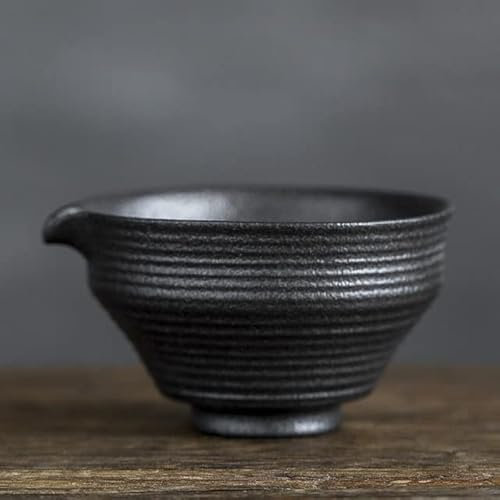 Traditionelle Matcha-Teeschale mit Ausgießer, Keramik, Macha, grüne Tasse, Chawan, Jindezhen, Porzellan, Japanisches Teegeschirr