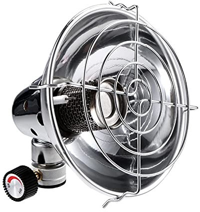 PAKLIF Réchaud de Camping Chauffage de gaz portatif extérieur Chauffant Chauffage cuisinière Camping cuisinière de pêche extérieur chassage de Tente de Butane avec Support Chauffe-Tente