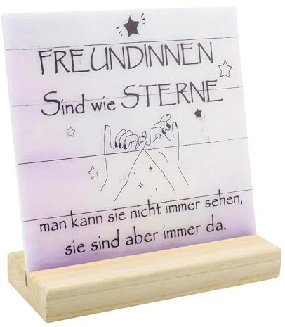 Geschenke für Freundin Holzschilder Heimat Dekoration Beste