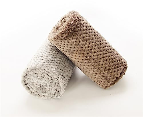 2 stycken hundfiltar, liten fluffig hundfilt, för små medelstora hundar katter (50 cm x 68 cm).
