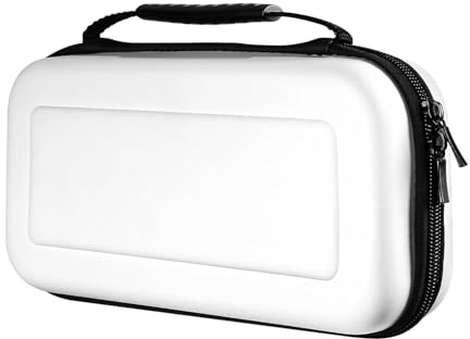 Etui pour Nintendo Switch/Switch OLED,Pochette Housse de Transport à Coque | Rigide, Pochette Protection pour Nintendo Switch Console Accessoire avec 10 Cartouche de Jeux