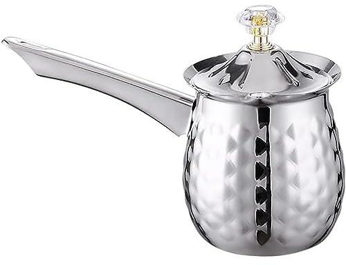 RUTAVM Turkish Coffee Set, Coffee Maker Turkish Coffee Pot Handmade Arabic Greek Vintage Stove Top Coffee Maker Gifts For Coffee Lovers, Traditional Gifts In A Box,600ml
