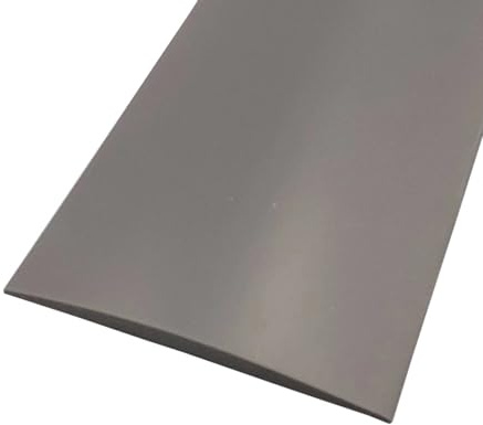 Dunkel Grau, Flache Laminat-zu-Fliesen-Schwelle, PVC-Übergangsprofil, selbstklebende Vinyl-Kantenleiste für Bodenfugen, Teppich-zu-Boden-Naht-Verbindungsstreifen
