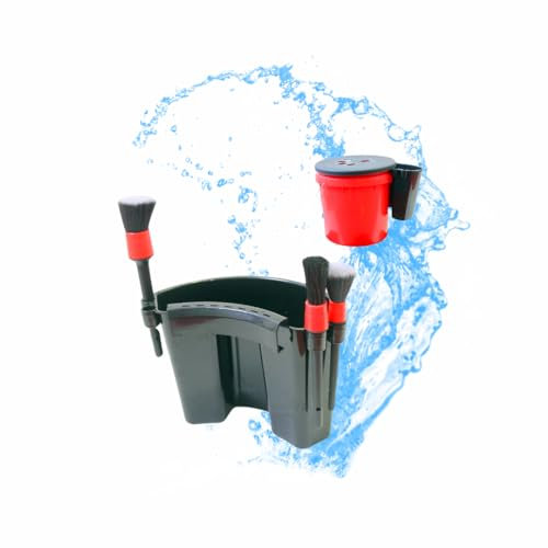 Insert pour seau de lavage de voiture - Filtre de lavage automatique - Élimine la saleté et les débris - Brosse de suspension - Seau multifonction - Avec filtre à grain