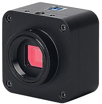 Caméra de microscope industriel Oculaire numérique électronique CMOS USB 8MP 4K, caméra de Microscope industriel à monture C for Microscope biologique, réparation de téléphones PCB pour la réparation
