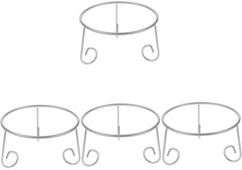 Sosoport 4 Stücke Kristall Kristall Stand Display Rack Blickte Stand Garten Decor