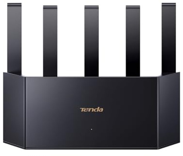 Tenda BE5100 Dual Band WiFi 7 Router (RE6L Pro) – 1x2.5G + 3x1G Ports, Easy Setup, Security Protect, Parental Control, Access Point Mode, Vertical Design, MLO, VPN, NFC