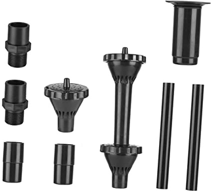 Levemolo Brunnen Pumpe Ersatz 9pcs Wasser Spray Sprinkler Düse Kit Für Garten