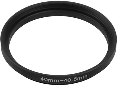 ECSiNG 40 mm - 40.5 mm Step-Up Filter Ring 40 mm Male to 40.5 mm Female Lens Adapter Easy Lens Conversion for Use of Filters for Different Lens Sizes