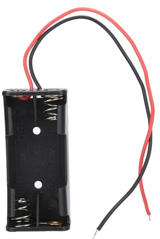 Support de Pile AAA à 3 Emplacements, 2X 3X Boîte en Plastique avec Câbles Longs, Alimentation par Batterie Efficace pour Le Contrôle à Distance des Appareils Ménagers, Jouets
