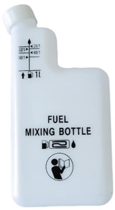 Colcolo Oil Fuel Mixing Tank Fuel Ratio Pot 1L Capacity Convenient Thick Petrol Fuel Mixing Bottle for Trimmers Gas Can Lawn Mowers