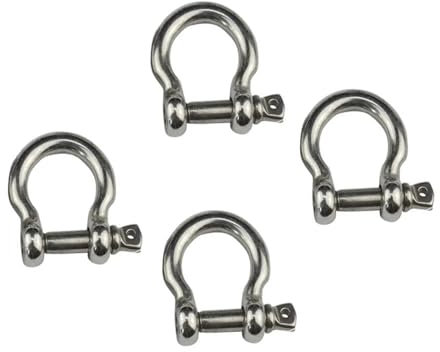 LZZYFPX 5 grilletes de Acero Inoxidable 304 con Pasador roscado, de 4 mm, 5 mm, 6 mm, 8 mm y 10 mm, for Pulseras de Supervivencia.(8mm)