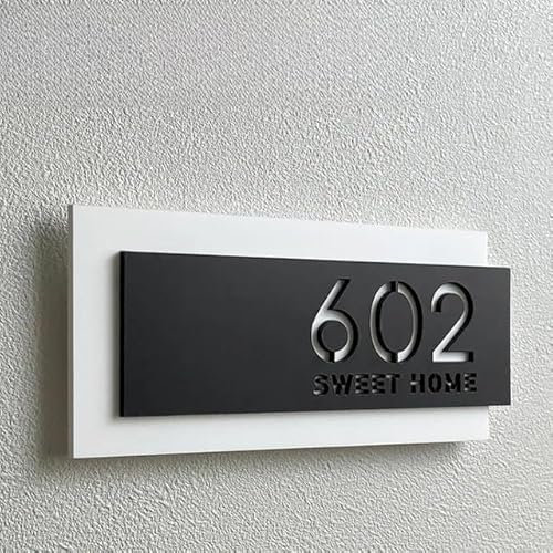Numéros de Maison, numéros de Porte, plaques de Porte Modernes, découpe 3D personnalisée, numéro de Maison, adresse, nom de Famille, Lettre pour Maison, hôtel, Villa, Bureau, Bar,