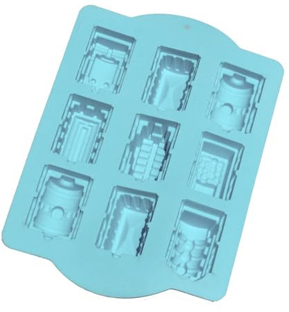 LfrXtra Silicones Cartoon Train Moules Resins Moules Gâteau Bakewares Baking Dish Bakery Savon Chocolate Moule Moule