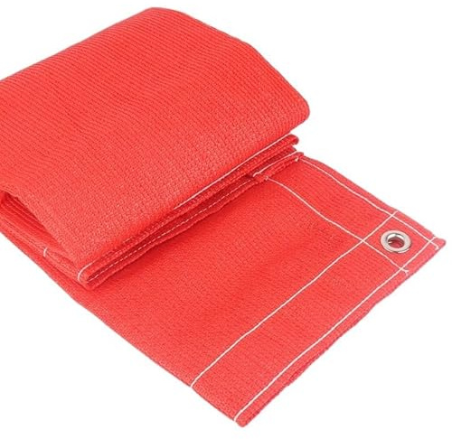 Tarp for Balcony & Garden Fence Outdoor Sunshade Canopy Carport Cover Shade Sail Fabric Garden Awning Red 1.2x9m Shade Sail
