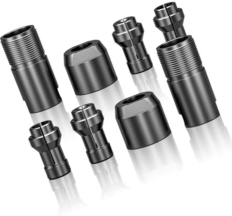 Convertidor roscado M 10, adaptador de acero para amoladora de ángulos, accesorio de herramienta recta, durabilidad profesional, juego de conversión para troquelar