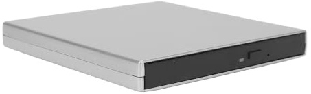XUMIUZIY Graveur Blu Ray USB Externe, Lecteur CD DVD BD Portable(Silver) | Lecture Blu ray 1080P, transfert rapide 5 Gbit/s, double alimentation USB stable, lit les CD DVD BD, aucun pilote nécessaire