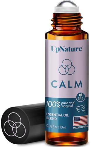 UpNature Calm Essential Oil Roll On – 100% Natural Aromatherapy for Relaxation - Nurse Essentials for Work, Nurses Week Gifts - Self Care Gifts for Women