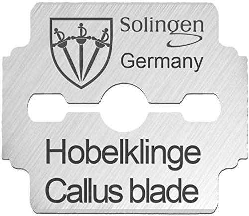 DREI SCHWERTER - Hornhauthobel - Klingen, Ersatzklingen 100 (10x10) Stück - Made in Solingen - MEGAPREIS - NUR 1,49 € per 10 Stück