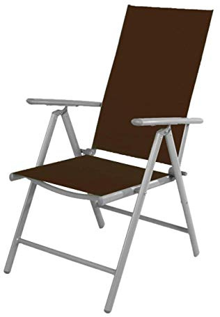 LINDER EXCLUSIV LEX Klappsessel 7-Positionen, Schoko-braun