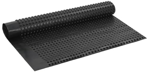 vidaXL Noppenfolie Noppenbahn Grundmauerschutz Drainagebahn Grundmauerfolie Drainage Mauerschutz Baudrainage Hochbeet HDPE 400g/m² 1x20m