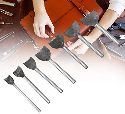 Leder Locher Cutter Lederbearbeitung Werkzeug Set Corner Cutter Runde Ecken Stanzer Corner Punch,DIY Leder Craft Locher Werkzeug Halbrund 1/4 Bogen Halbkreis Stanzwerkzeug Puncher 7Pcs(15-45mm)
