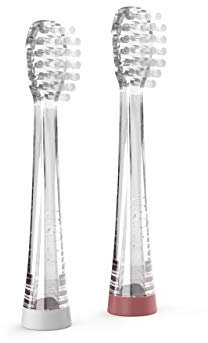 Nuvita 1151B Ersatzbürstenkopf für elektrische Zahnbürste Baby Sonic Clean & Care - 2 mittelgroße Bürstenköpfe (von 36 Monaten bis 5 Jahre) - italienische Marke