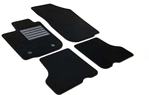 MDM SP-8618 Fußmatten Velours Autoteppich passend für Dacia Sandero II / Sandero Stepway 12.2016>12.2020, black