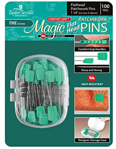 Taylor Seville Magischer Flacher Kopf, Patchwork, fein, 5, 100 Stück