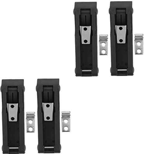 DOITOOL 4piezas Pestillo De Goma Flexible Para Cerraduras De Gabinete y Compartimentos Instalación Oculta Resistente Vibraciones Para Neveras y Cajas De Carga