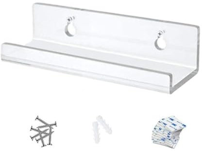 6 Pezzi Scaffale per Vinile da Parete - Supporto per Dischi e CD, Conservazione di Foto