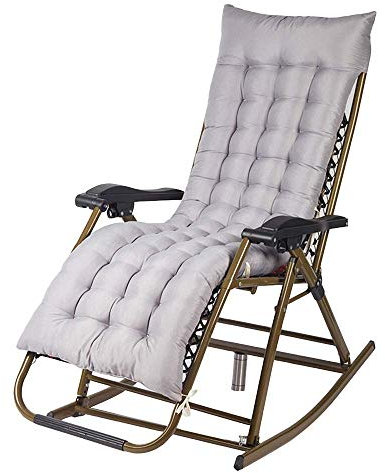 GLOBEXSS Sonnenliegen, Terrassenliegestühle, Loungesessel, Schaukelstuhl, Mittagspausenstuhl, lässiger Stuhl für alte Männer, Schaukelstuhl, Balkonliegestuhl, Klappstuhl für Erwachsene