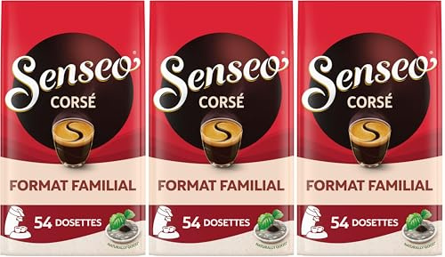 Senseo Corsé 54 dosettes 375g (Lot de 3)