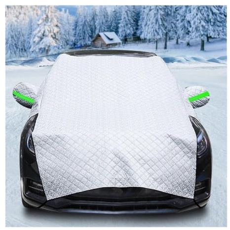 Couverture Pare-Brise Voiture Couverture Neige Pour Pare-brise Voiture D'hiver Anti-gel Et Anti-neige Allongée Et Épaisse Protection Pour Fournitures Voiture Protège Pare Brise Hiver(Front snow cover)