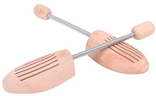 Gsycle Camilla para zapatos de madera de 2 piezas, forma de zapatos antideformación y antiarrugas, con columna de resorte para botas de deporte para mujer y hombre, #-04, 41 42