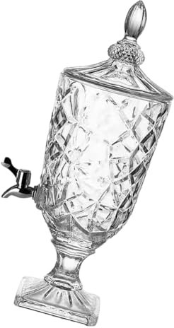 FLCPJGV Dispensador de Bebidas de Vidrio con Espiga para Agua y Jugo