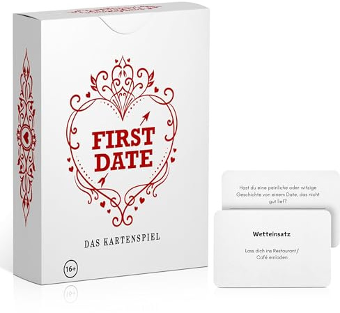 LifeSpark First Date Das Kartenspiel: Kennenlern Spiel | Deep Talk | Paarspiele | Keine unangenehme Gesprächspausen | Kartenspiel für Erwachsene | Spieleabend | Geschenkidee für Verliebte & Singles