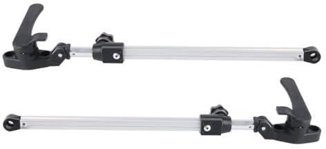 Gorise Lot de 2 tiges de support de fenêtre télescopiques pour camping-car, réglables de 310 à 435 mm, pour remorque, camping-car, yacht, camping-car