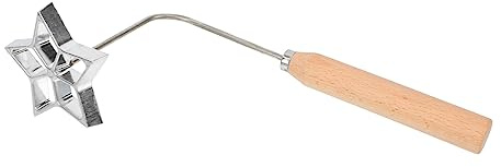 BESTYASH Moule à Friture Antiadhésif Aluminium avec Poignée Ergonomique pour Beignets Barquettes Et Galettes Gadget De Cuisine Léger Et Portable