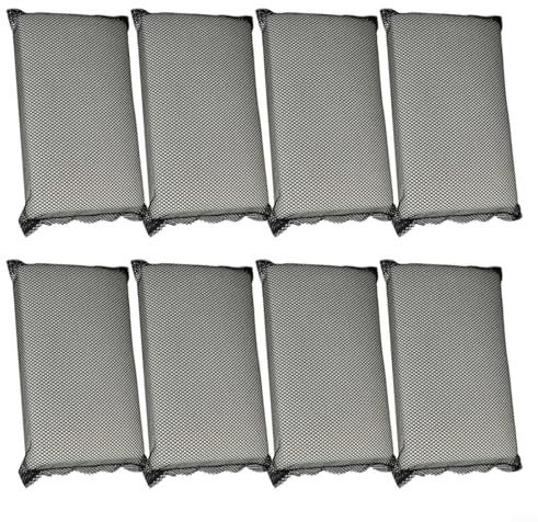 Fauhapyway Filtros de piscina para robots de piscina 7310 7320 para bagre negro perla I-Qualer Klinwass, filtros de piscina lavables reutilizables ultrafinos (8 piezas)