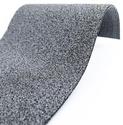 Gazon synthétique - Event classé feu et certifié GRS - Anthracite - 8 mm - Rouleau de 2m x 12m